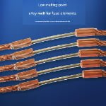 Full Copper Drop-out Fuse Link | High Voltage Pure Copper Fuse Wire for 6kV-12kV Outdoor Cutout